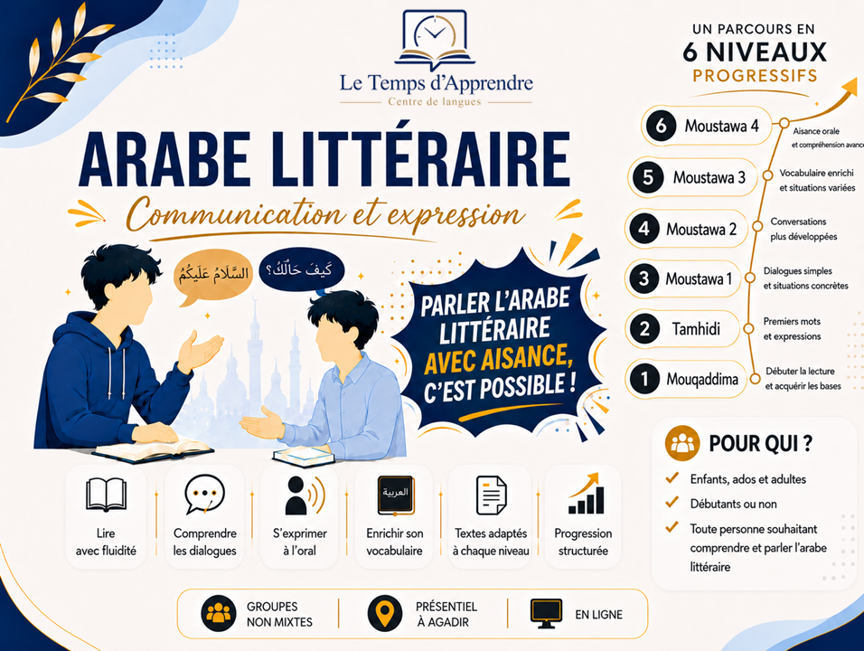 Arabe littéraire — communication et expression